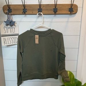 American Eagle cropped sweatshirt. NWT
